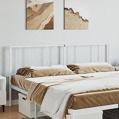 Hoofdbord metaal wit 200 cm