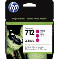 HP Inktcartridge 712 Origineel Triple Magenta 3ED78A - thumbnail