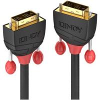 LINDY 36256 DVI-kabel DVI Aansluitkabel DVI-D 18+1-polige stekker, DVI-D 18+1-polige stekker 2.00 m Zwart - thumbnail