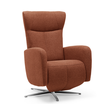 Sta-op Stoel Sorisso Donkeroranje Stof Sta-op Stoel Sorisso Donkeroranje Stof