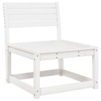 7-delige Loungeset massief grenenhout wit - thumbnail