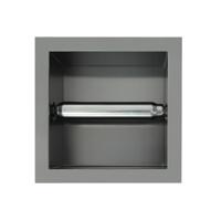 Inbouw Toiletrolhouder Sanilux Jali Gunmetal - thumbnail