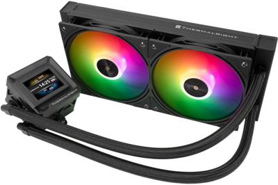 THERMALRIGHT - Frozen Warframe 240 SE - AIO waterkoeling - 120mm ventilatoren - ARGB-display - Zwart