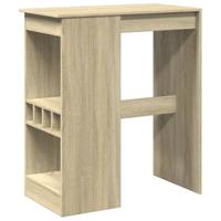 Bartafel met rekken 90x47,5x103,5 cm bewerkt hout sonoma eiken - thumbnail