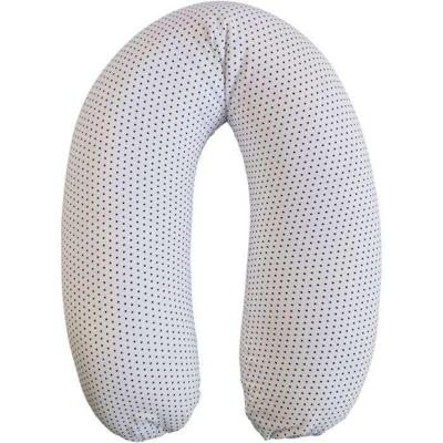 Zwangerschapskussen - CANDIDE - Jersey met sterrenprint - Wit / Marineblauw