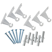 Nature bevestigingsset klimrek transparant 6 stuks - thumbnail