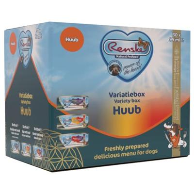 Renske Variatiebox Huub 30x95gram hondenvoer
