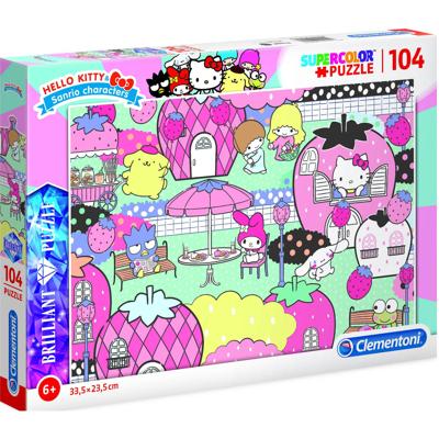 Clementoni legpuzzel Hello Kitty Sanrio junior 104 stukjes Clementoni legpuzzel Hello Kitty Sanrio junior 104 stukjes