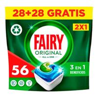 Vaatwastabletten Fairy TODO EN 1 LIMON 56 Stuks - thumbnail