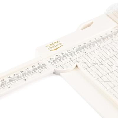 Vaessen Creative • papiersnijder met rilfunctie 15x30,5cm offwhite