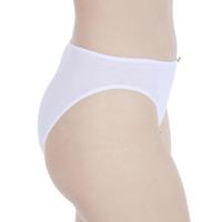 3367 dames bikini slip - Elastisch katoen dames onderbroek- Mini slip wit en zwart - thumbnail