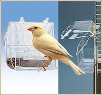 Ferplast pretty 4522 voerbakje transparant - thumbnail