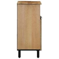 Dressoir 60x33x75 cm massief mangohout bruin - thumbnail