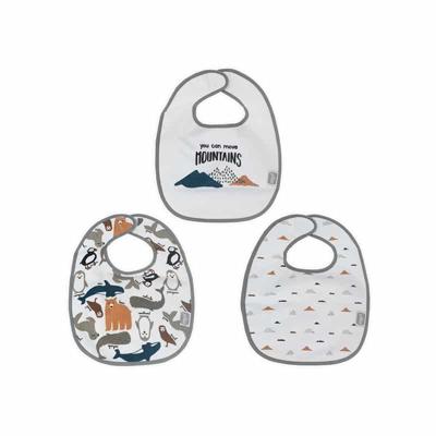Jollein baby slab Polar - set van 3 grijs Jollein baby slab Polar - set van 3 grijs