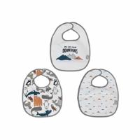 Jollein baby slab Polar - set van 3 grijs - thumbnail