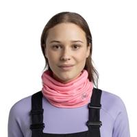 Buff Merino Lightweight Nekwarmer Dames Solid Rose Pink One Size - thumbnail