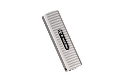Transcend ts2tesd320a esd320a external ssd, 2 tb, usb 10gbps, type-a, 1050/ 950 mb/s, silver