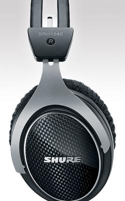 Shure Professionele premium gesloten hoofdtelefoon, helder, verlengde hoge tonen en warme, nauwkeurige bas, aluminiumlegering en koolstofvezel constructie, alcantara oorkussens, afneembare kabel,