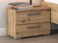 Nachtkastje FLORILLA 2 lades artisan eik - thumbnail