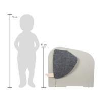 Small Foot - houten speelgoedbox olifant op wielen met zitplek - thumbnail