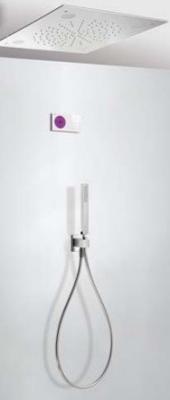 Tres electronische inbouw doucheset met regendouche chroom 09286562