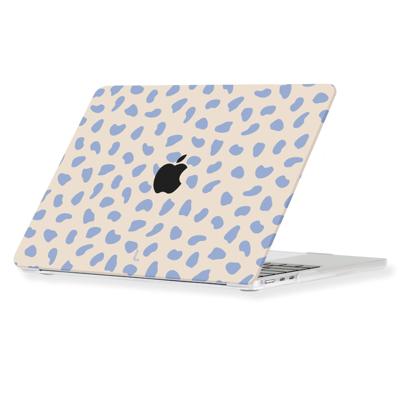 Lunso MacBook Air 15 inch (2023-2026) cover hoes - case - Azure Pebble Lunso MacBook Air 15 inch (2023-2026) cover hoes - case - Azure Pebble
