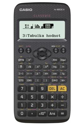 WETENSCHAPPELIJKE REKENMACHINE CASIO FX 82CEX ZWART, 12-CIJFERIG DISPLAY