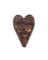 HEMA Chocoladehart puur pecan rozijn 125g - thumbnail