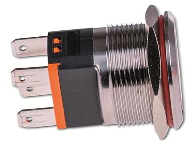 Joy-it BUTTON22C-L-GR BUTTON22C-L-GR Toetsschakelaar 250 V/AC 15 A 1x aan/uit Continu Groen (Ø x h) 25 mm x 34.50 mm IK10, IP67 1 stuk(s)