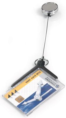 Veiligheidspashouder Durable 8307 met afrolmechanisme antr