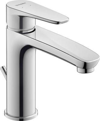 Duravit B.1 Eéngreepswastafelmengkraan M 17 cm Chroom met Waste Duravit B.1 Eéngreepswastafelmengkraan M 17 cm Chroom met Waste
