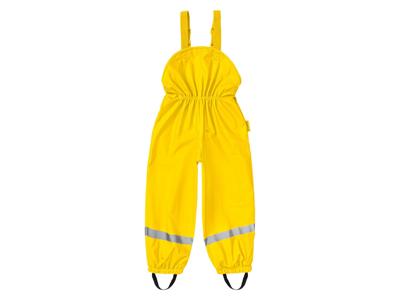 Playshoes Peuters meisjes / jongens regen-tuinbroek met reflectoren (Geel, 110/116) Playshoes Peuters meisjes / jongens regen-tuinbroek met reflectoren (Geel, 110/116)