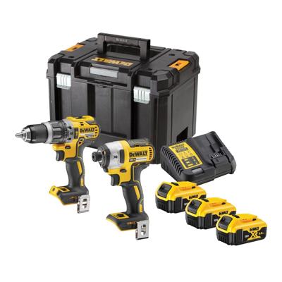 DeWalt DCK266P3T accu set | DCD796 + DCF887 in T-Stak koffer | 18v 5.0Ah Li-ion + 3e accu - DCK266P3T-QW