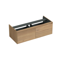 Onderkast Forzalaqua Reno 120x51x40 Cm 2 Lades Softclose Eiken Oyster - thumbnail