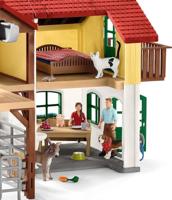 Schleich farm world boerderij met stal en dieren - thumbnail