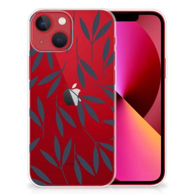 Apple iPhone 13 | TPU Case | Leaves Blue