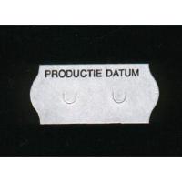 Etiket 2612 wit/zwart PRODUCTIEDATUM - thumbnail