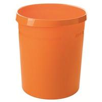 HAN GRIP 18190-51 Prullenbak 18 l (Ø x h) 31.2 cm x 35 cm Polypropyleen Oranje 1 stuk(s) - thumbnail