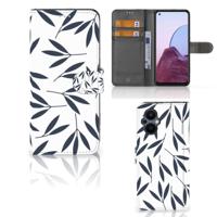 OPPO Reno 8 Lite | OnePlus Nord N20 Hoesje Leaves Blue - thumbnail