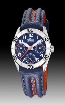 Horlogeband Lotus 15651-F Leder Blauw 18mm Horlogeband Lotus 15651-F Leder Blauw 18mm