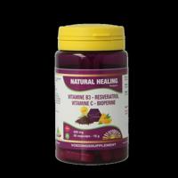 Vit B3 Resveratrol vitamine C bioperine 30 Vegetarische capsules - thumbnail
