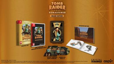 Tomb Raider I-III Remastered Starring Lara Croft: Deluxe Edition (verpakking Frans, game Engels)