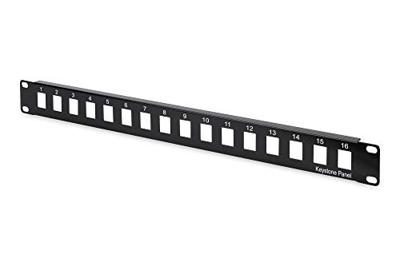 Digitus DN-91400 16 poorten Netwerkpatchpaneel 483 mm (19) Zonder connectoren 1 HE Meerdere kleuren Niet ingericht Digitus DN-91400 16 poorten Netwerkpatchpaneel 483 mm (19) Zonder connectoren 1 HE Meerdere kleuren Niet ingericht