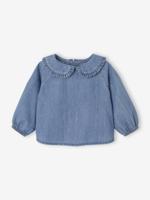 Geboorteblouse van jeans stone - thumbnail