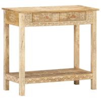 VidaXL Wandtafel 80x35x74 cm massief mangohout - thumbnail