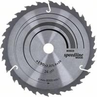Bosch Accessories Standard for Wood Speed 2608640799 Hardmetaal-cirkelzaagblad 190 x 20 x 2.6 mm Aantal tanden: 24 1 stuk(s) - thumbnail