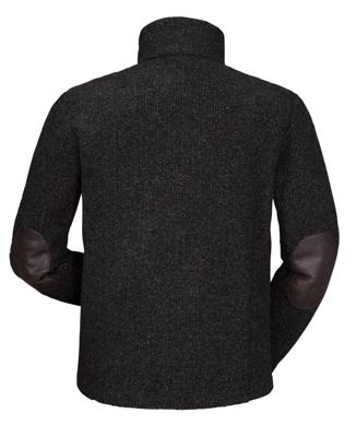 Tricot-fleecejack met hoog te sluiten rits Van Schöffel grijs