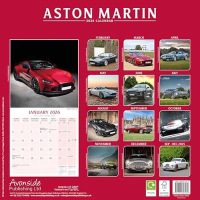 Aston Martin Kalender 2026