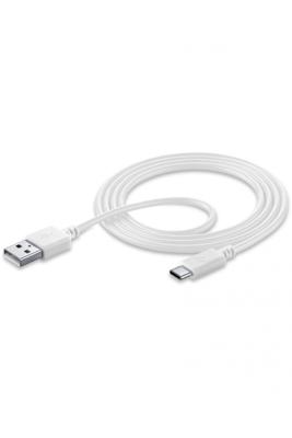 Cellularline Mobiele telefoon Kabel [1x USB-A - 1x USB-C] 1.2 m