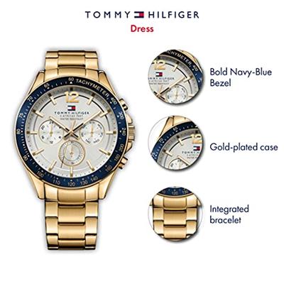 Tommy Hilfiger Luke TH1791121 Heren Horloge 46 MM 5 ATM Tommy Hilfiger Luke TH1791121 Heren Horloge 46 MM 5 ATM